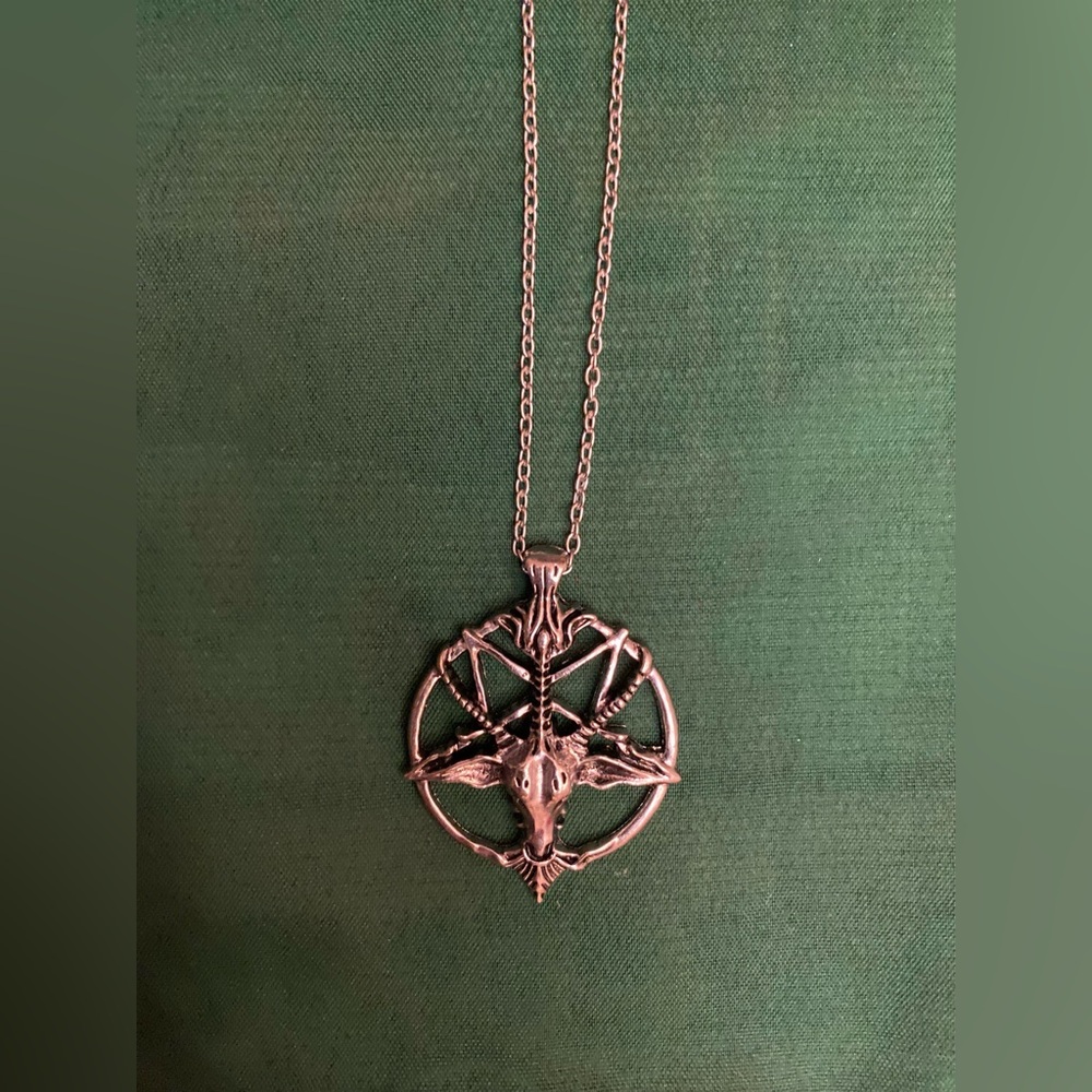 Sigil of Baphomet chain and pendant